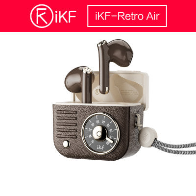 iKF Retro Air Vintage Earbuds-Leica Camera Style Edition