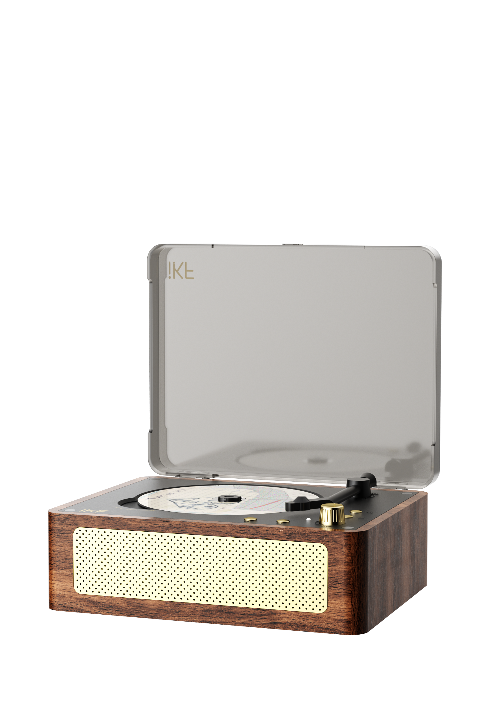 iKF CD1 Retro Luxury Retro High-Quality CD Player