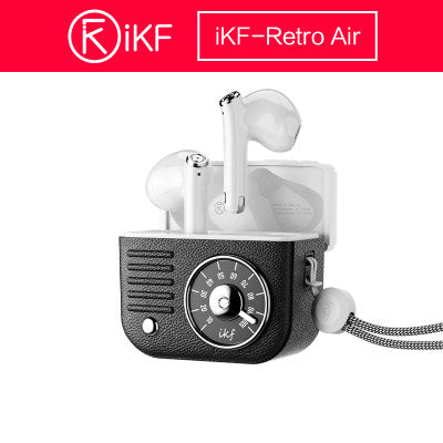 iKF Retro Air Vintage Earbuds-Leica Camera Style Edition