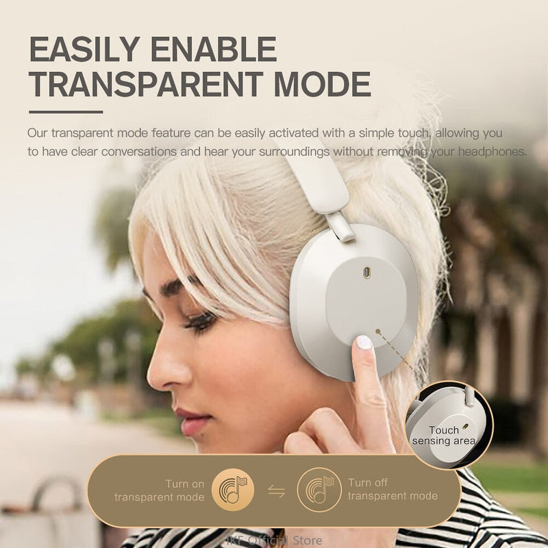 iKF Solo ANC Over-ear luxury design Wired Headset-APP control - IKF AUDIO