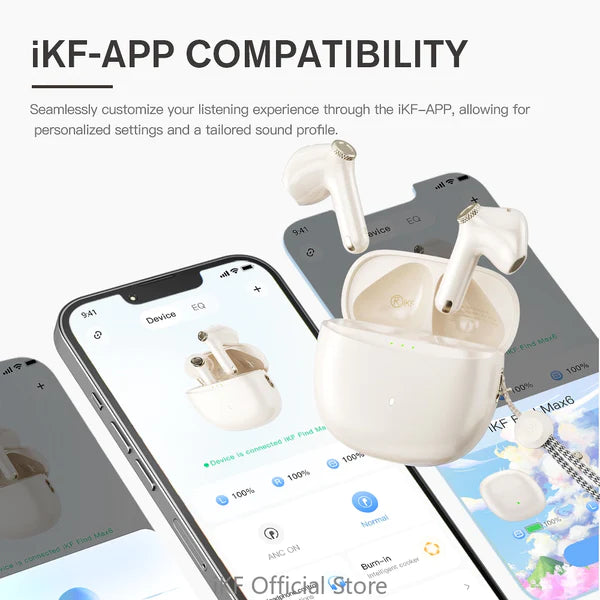 iKF Find Max6 High Performance ANC Wireless Earbuds