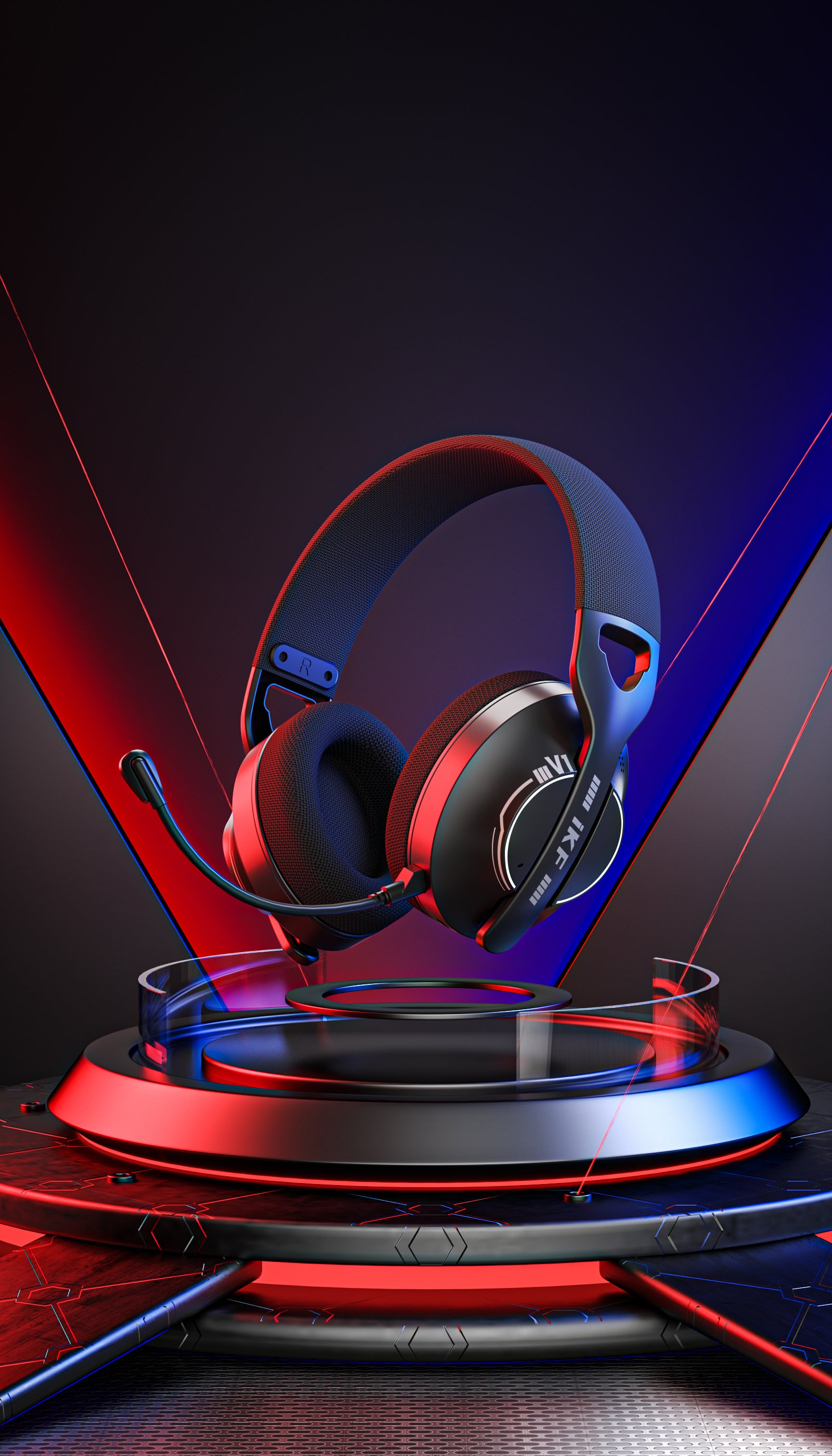 iKF V1 Ultra-Lightweight Wireless Gaming Headset