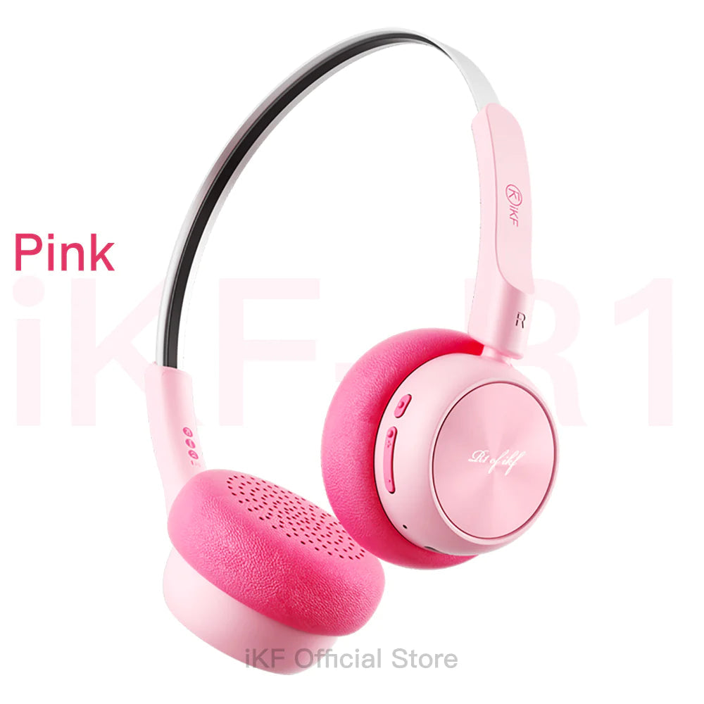 iKF R1 Wireless Retro Headphones On Ear Headset (OOTD) -