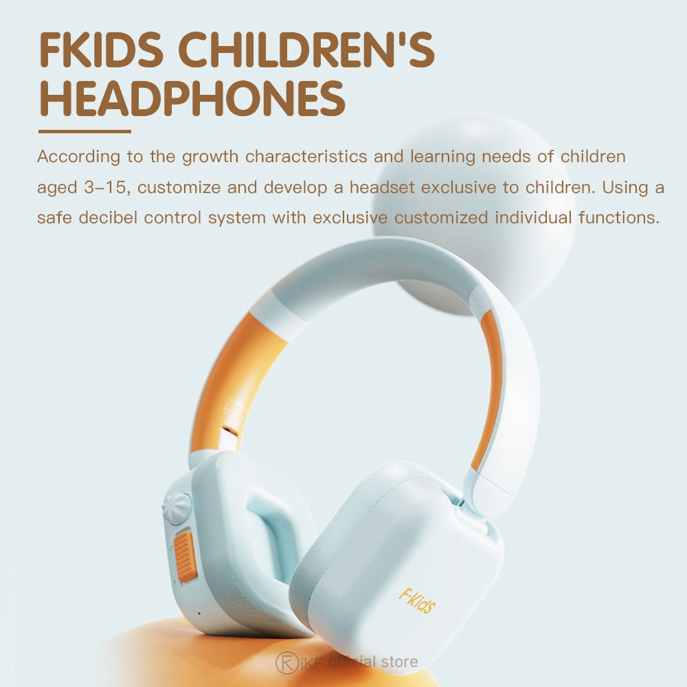 iKF Fkids Pro Wireless Children HIFI Headset(Autistic,learning,music) - IKF AUDIO