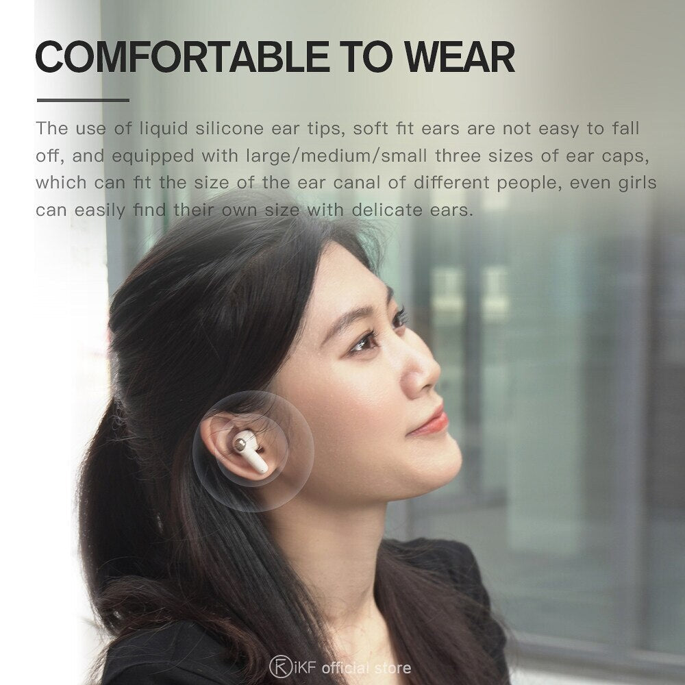 iKF-Zing Wireless Earbuds Active Noise Cancellation - IKF AUDIO