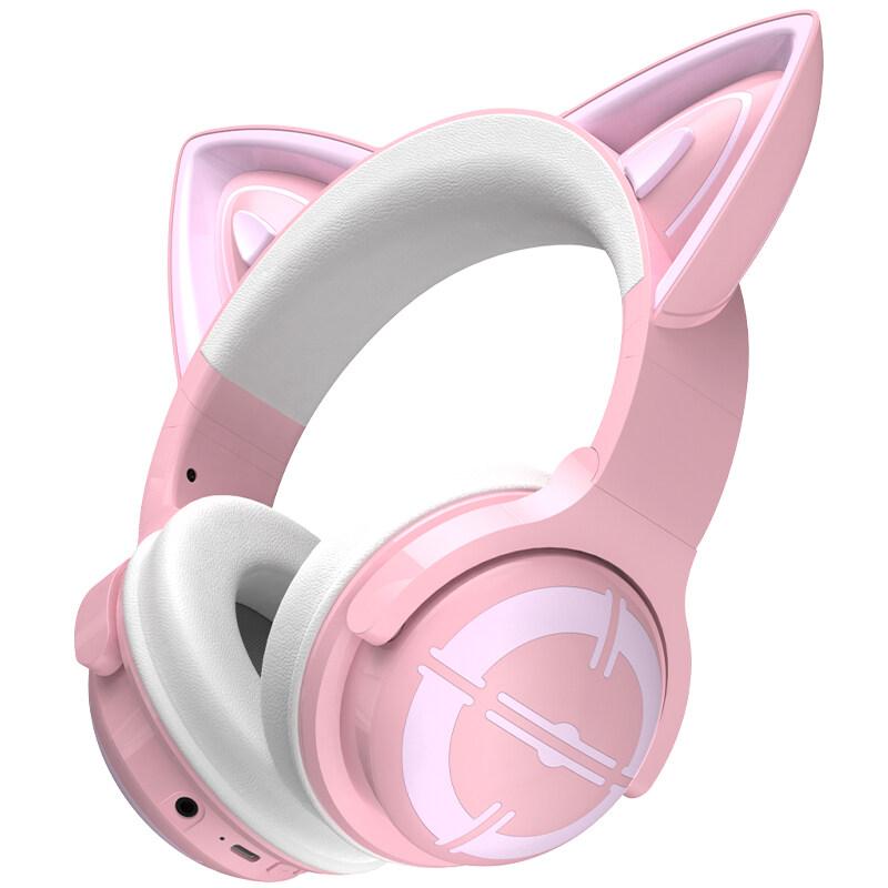 iKF Show Cat Headset Wireless Bluetooth Game Cute Girl Gaming headphone - IKF AUDIO