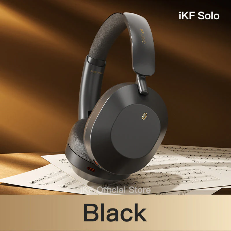 iKF Solo ANC Over-ear luxury design Wired Headset-APP control - IKF AUDIO