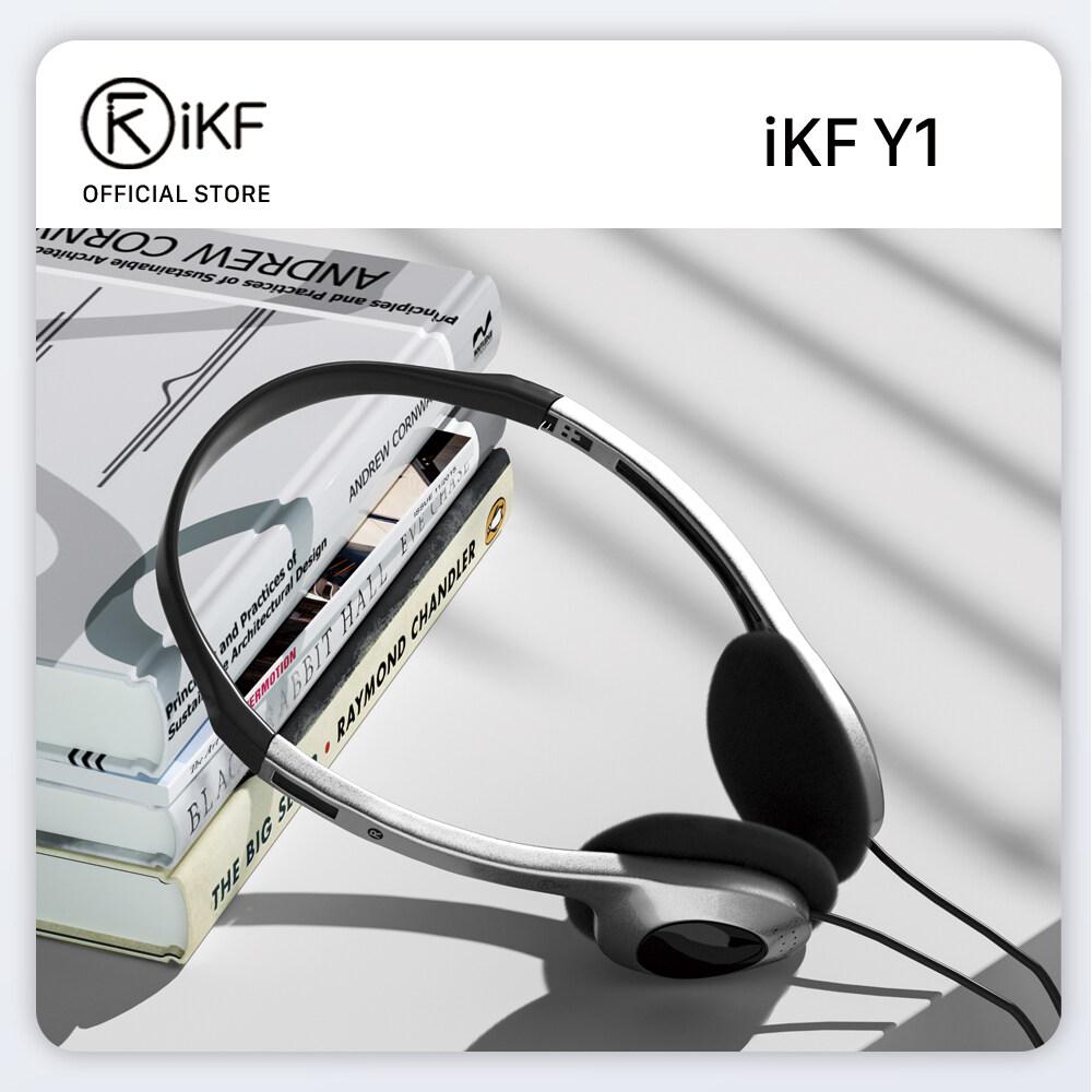 iKF Y1 Wired Headset Lightweight Headphone (Vintage Classic for OOTD) - IKF AUDIO